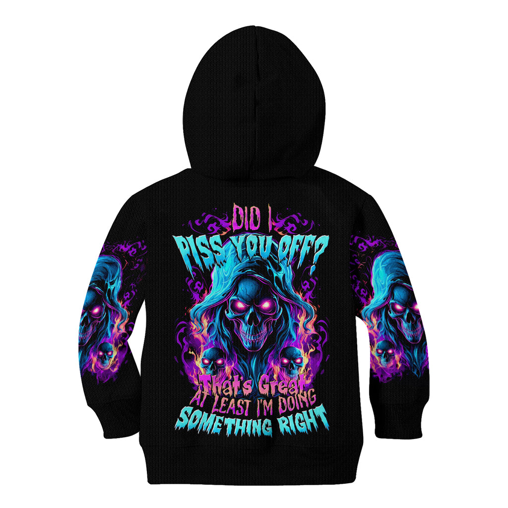 Flame Skull Kid Hoodie Did I Piss You Off That Great At Least I'm Doing Something Right