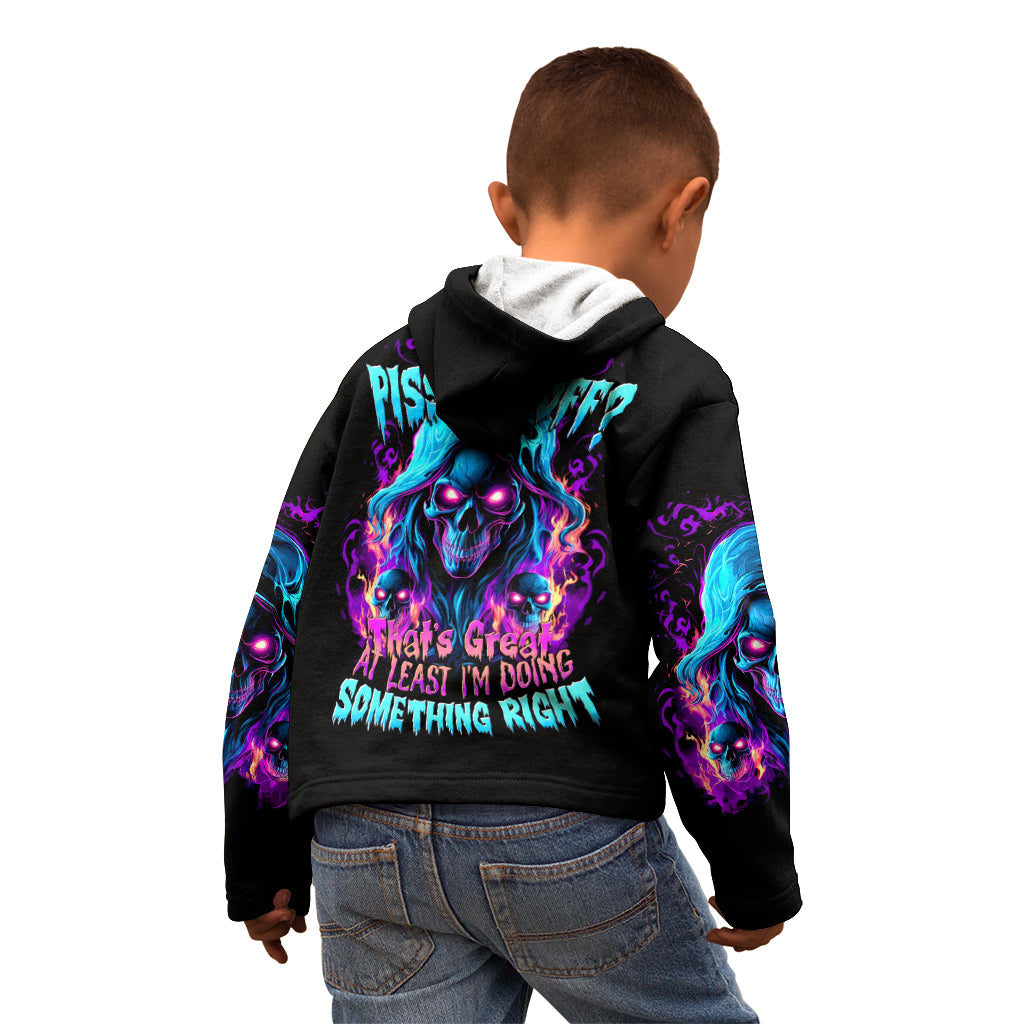 Flame Skull Kid Hoodie Did I Piss You Off That Great At Least I'm Doing Something Right
