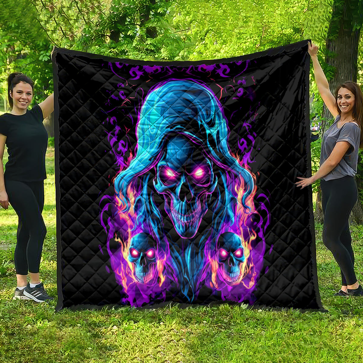 Flame Skull Quilt Did I Piss You Off That Great At Least I'm Doing Something Right