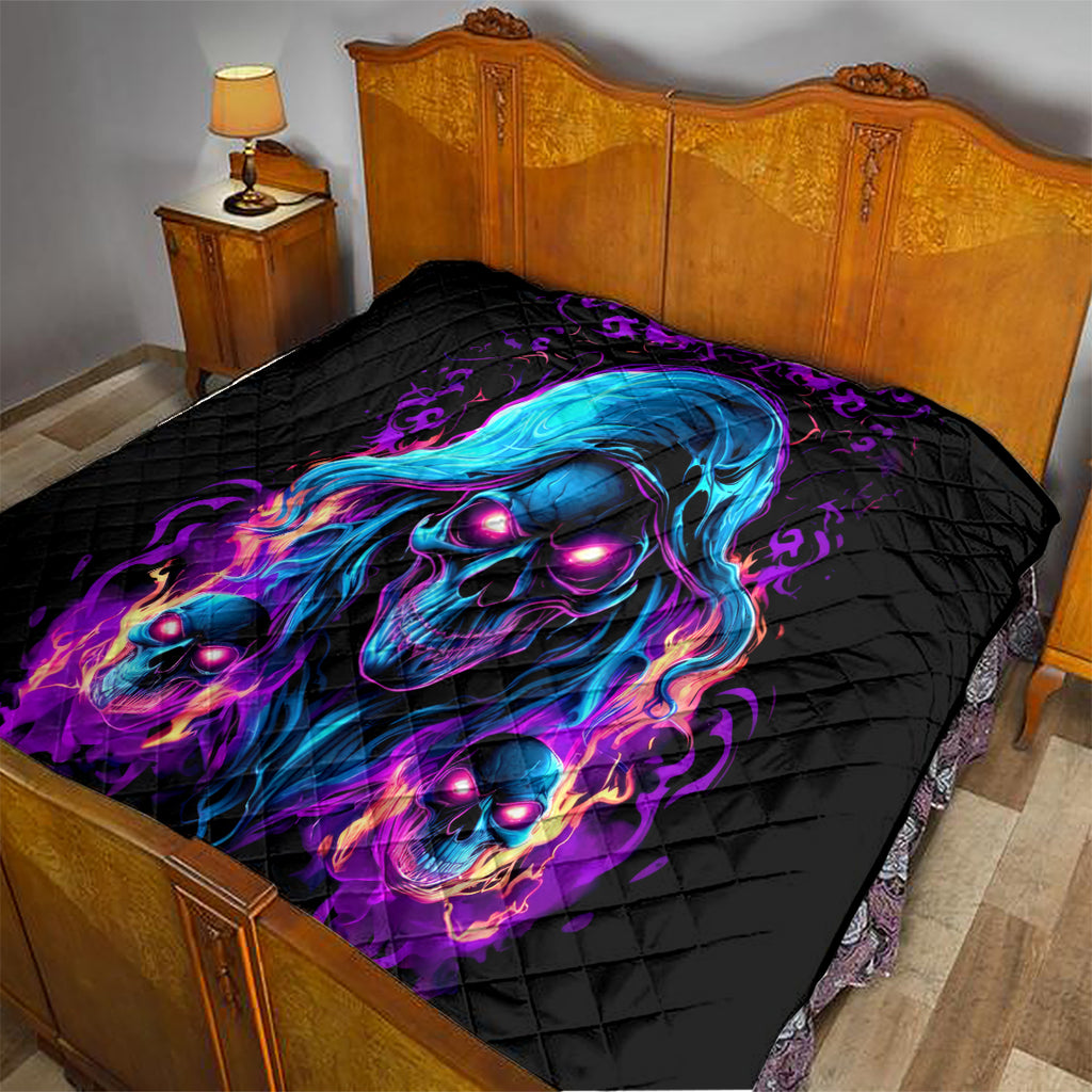 Flame Skull Quilt Did I Piss You Off That Great At Least I'm Doing Something Right