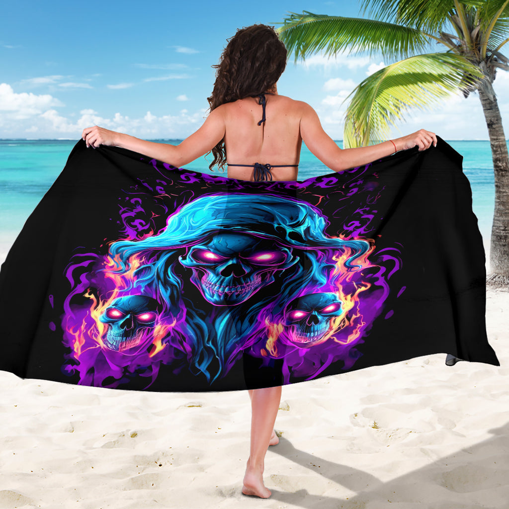 Flame Skull Sarong Did I Piss You Off That Great At Least I'm Doing Something Right