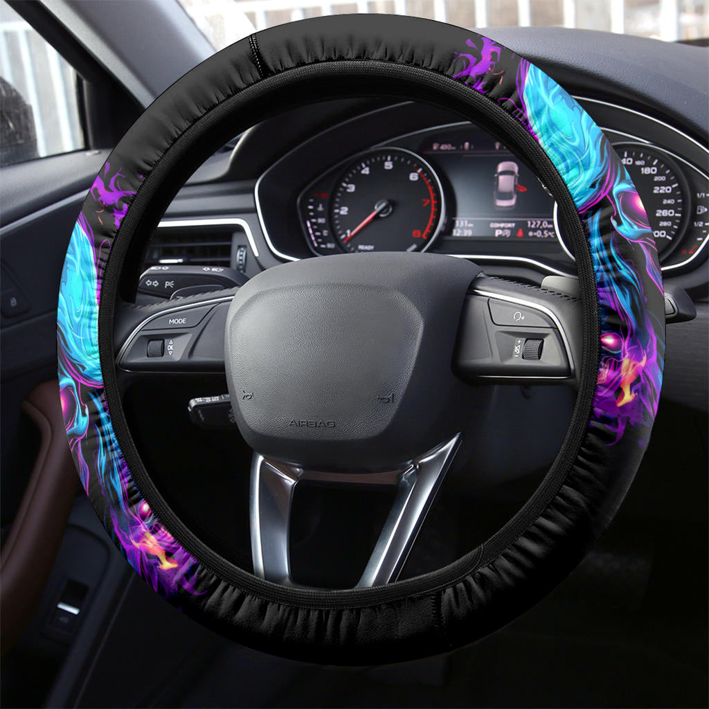 Flame Skull Steering Wheel Cover Did I Piss You Off That Great At Least I'm Doing Something Right