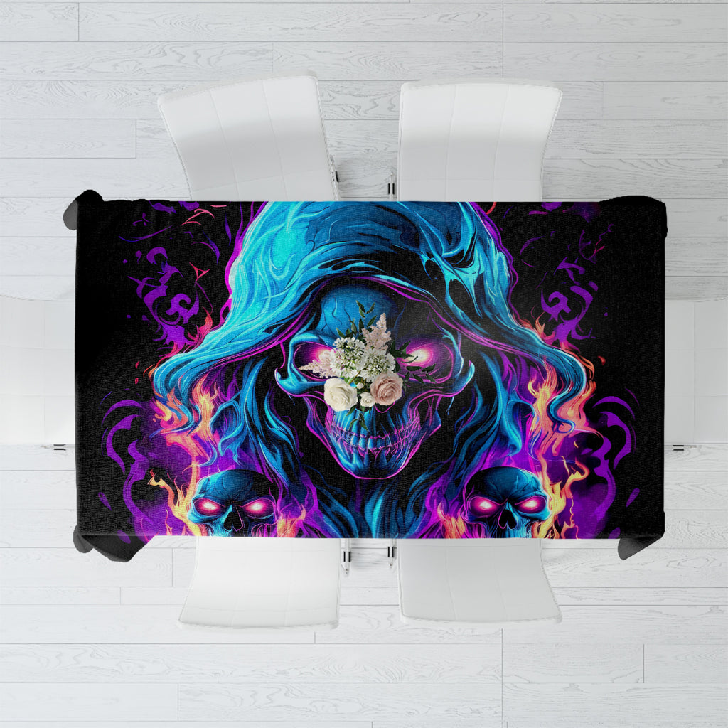 Flame Skull Tablecloth Did I Piss You Off That Great At Least I'm Doing Something Right