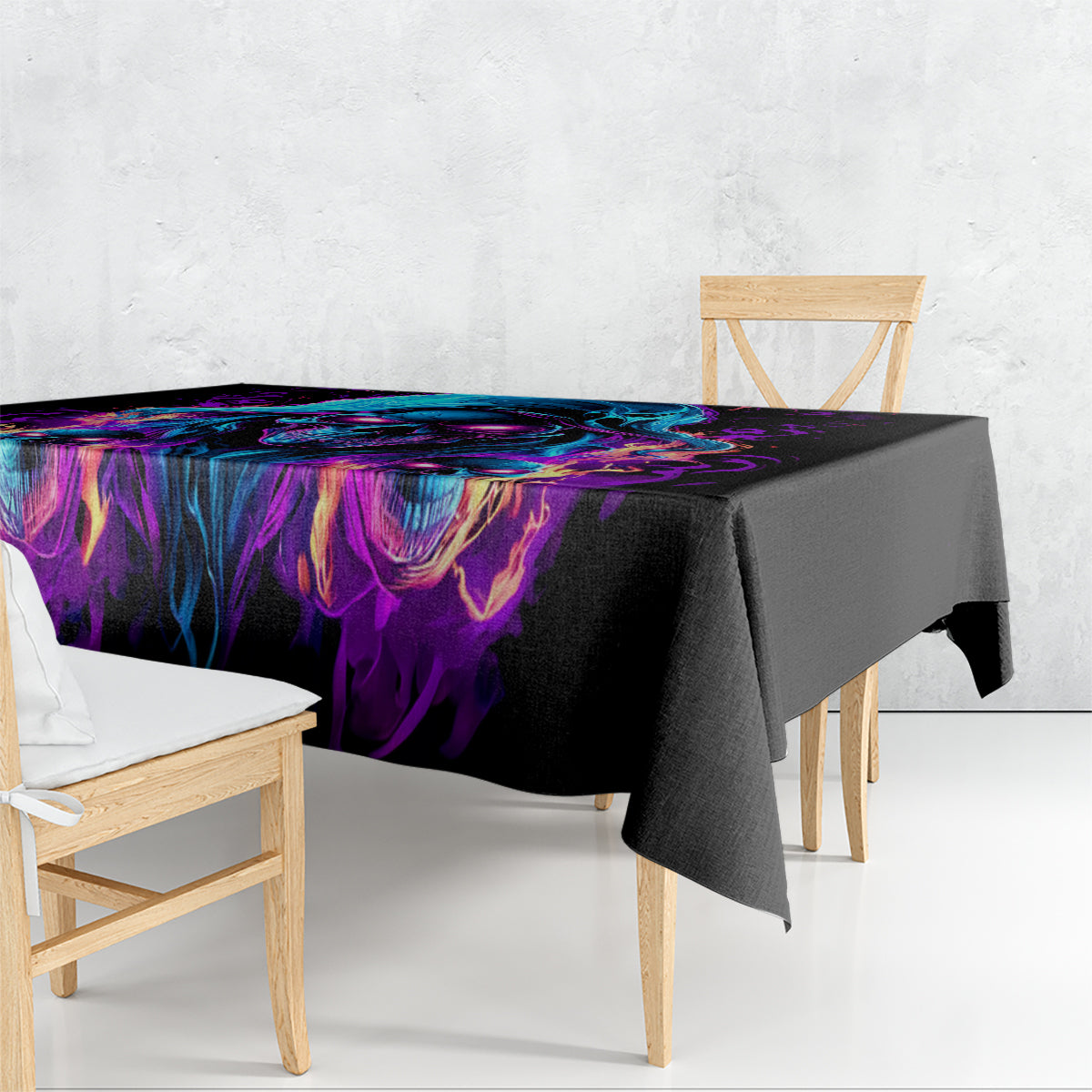 Flame Skull Tablecloth Did I Piss You Off That Great At Least I'm Doing Something Right