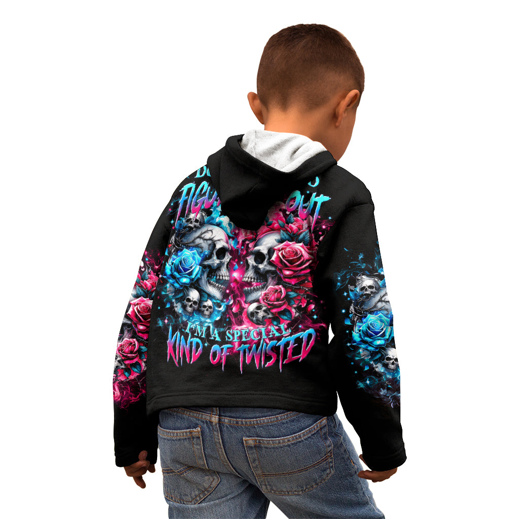 Couple Skull Kid Hoodie Don't Try To Figure Me Out I'm Special