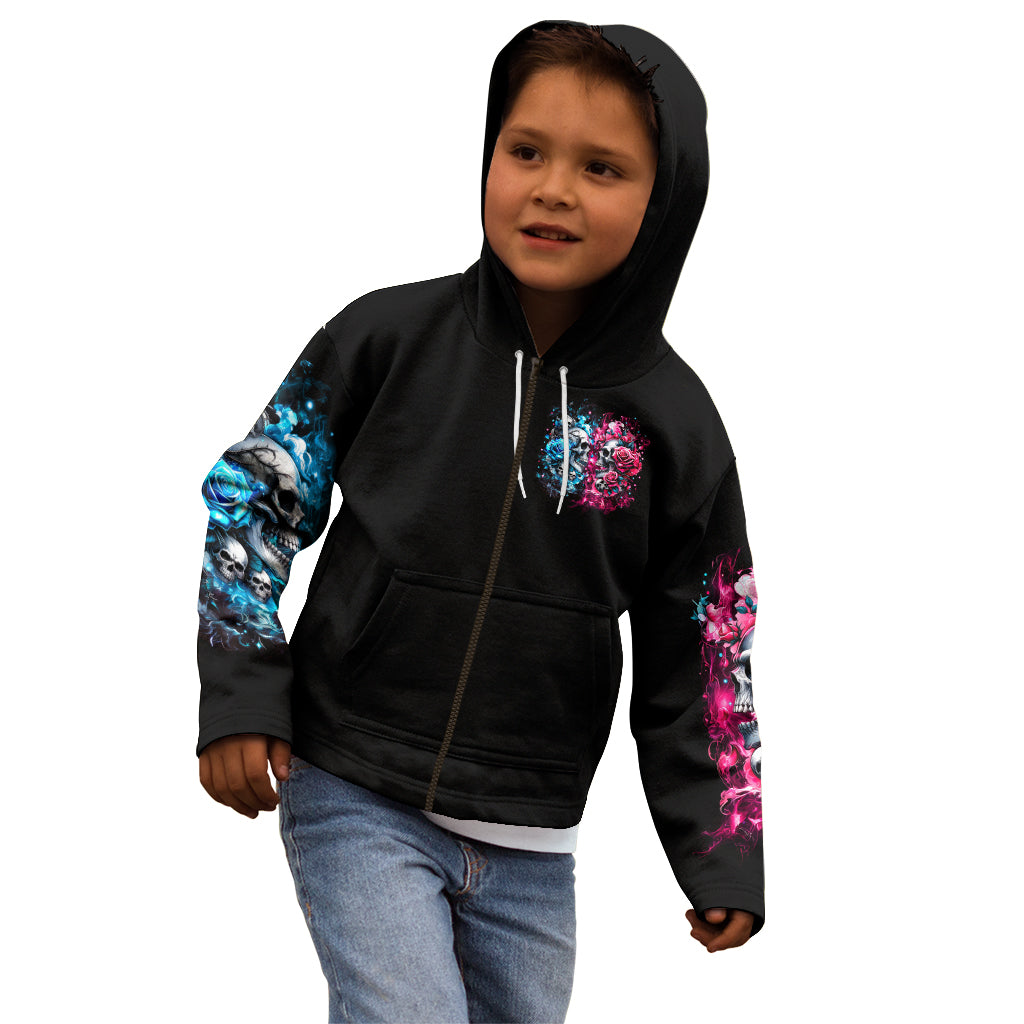 Couple Skull Kid Hoodie Don't Try To Figure Me Out I'm Special
