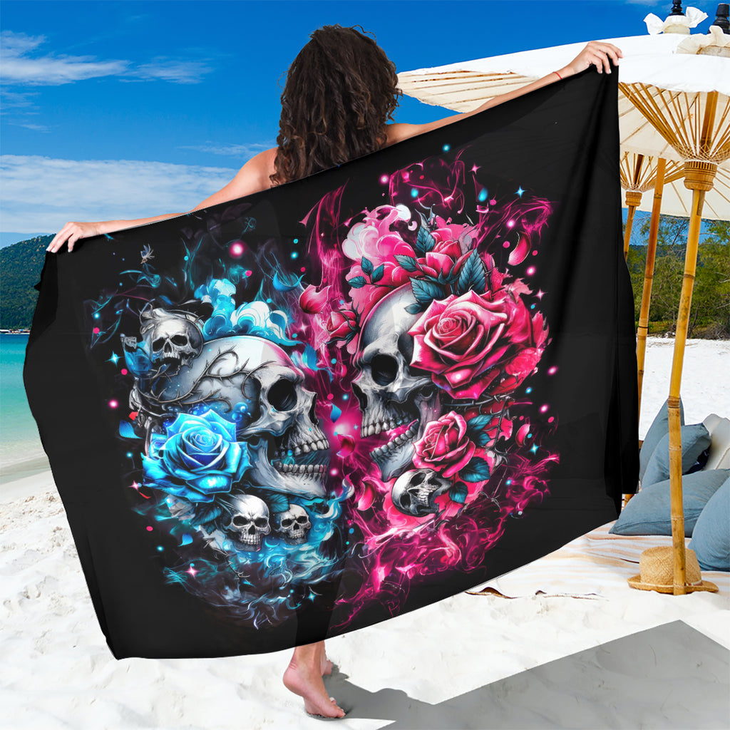 Couple Skull Sarong Don't Try To Figure Me Out I'm Special