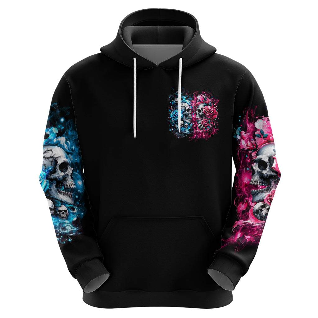 Couple Skull Zip Hoodie Don't Try To Figure Me Out I'm Special