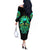 Flame Skull Off The Shoulder Long Sleeve Dress Fuck You You Fuckin Fuck