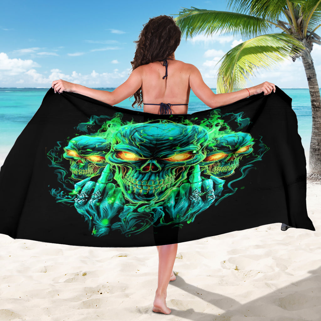 Flame Skull Sarong Fuck You You Fuckin Fuck