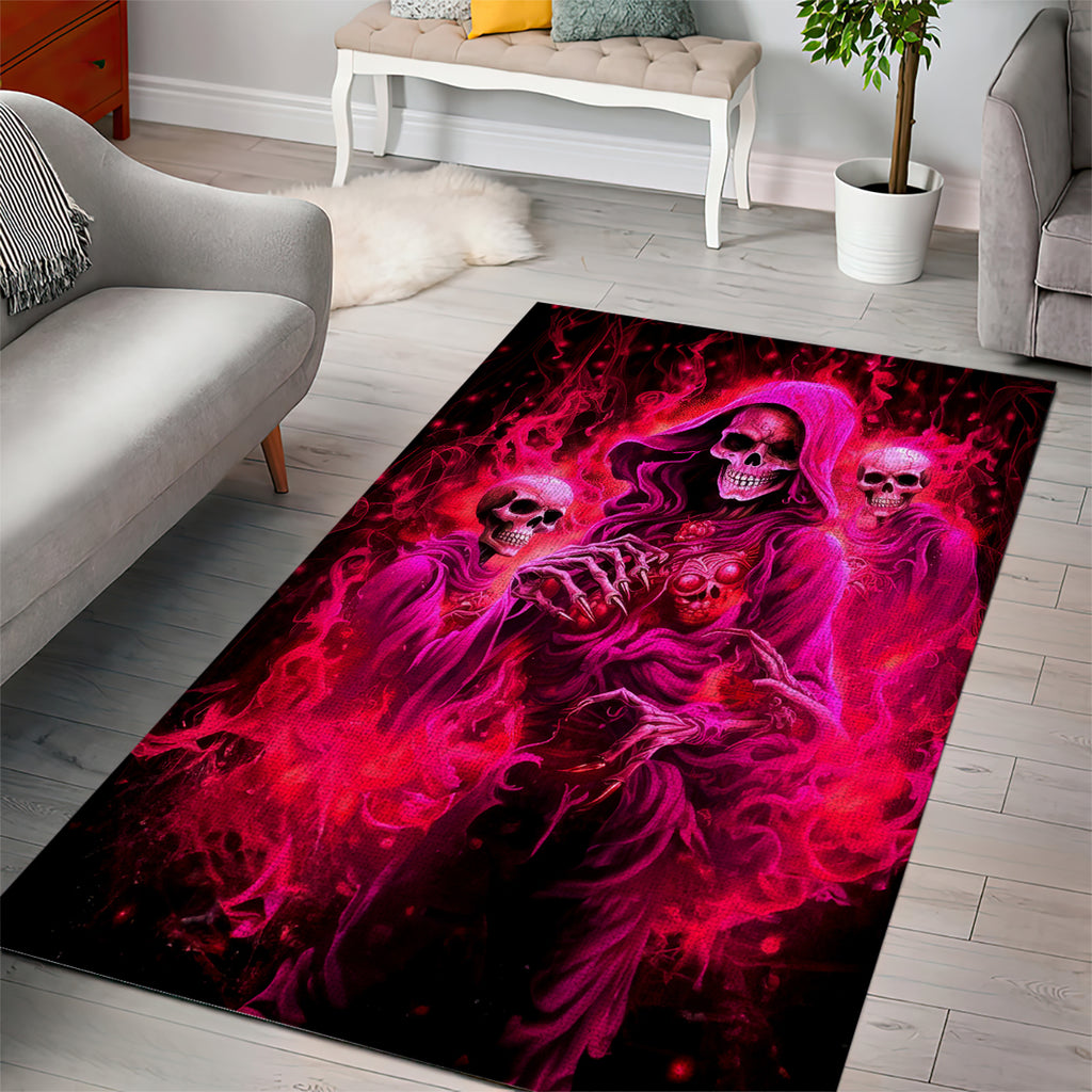 Flame Skull Area Rug I Have 3 Sides Quite Sweet Funny Crazy And The Side You Never See