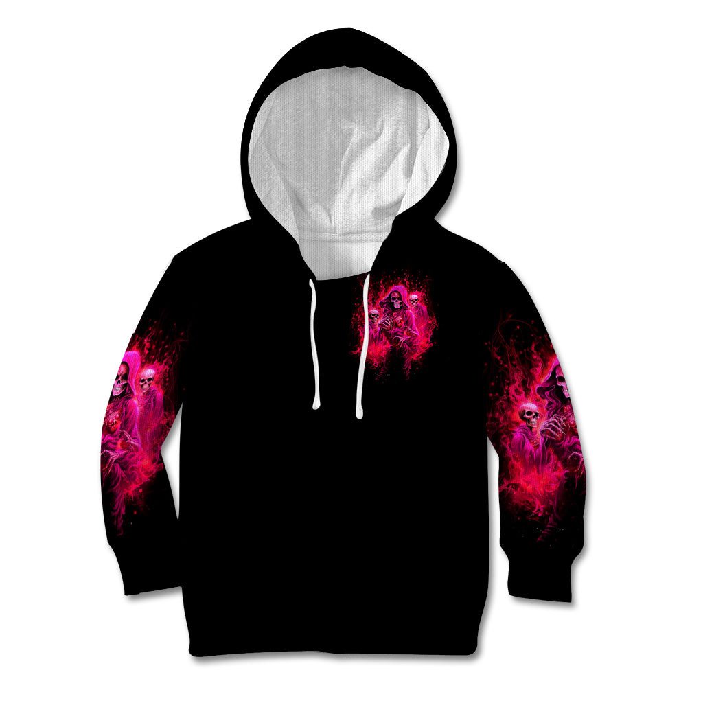 Flame Skull Kid Hoodie I Have 3 Sides Quite Sweet Funny Crazy And The Side You Never See