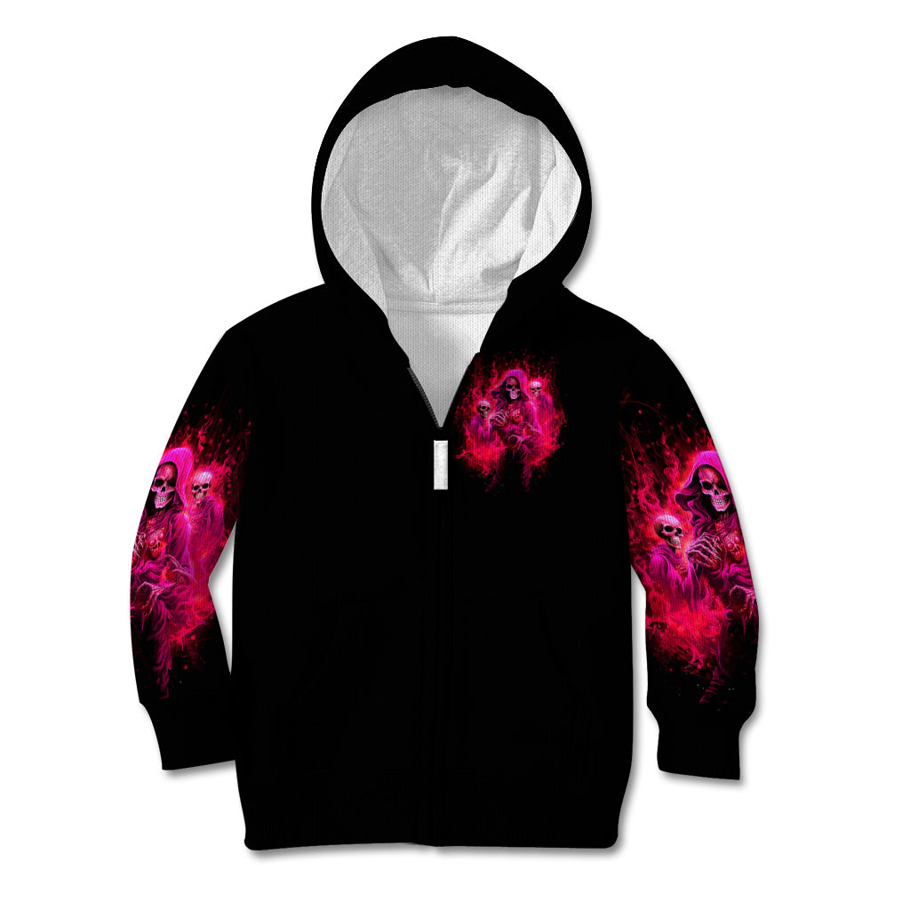 Flame Skull Kid Hoodie I Have 3 Sides Quite Sweet Funny Crazy And The Side You Never See