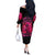 Flame Skull Off The Shoulder Long Sleeve Dress I Have 3 Sides Quite Sweet Funny Crazy And The Side You Never See