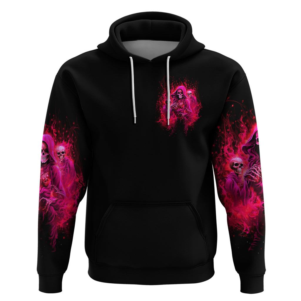 Flame Skull Zip Hoodie I Have 3 Sides Quite Sweet Funny Crazy And The Side You Never See