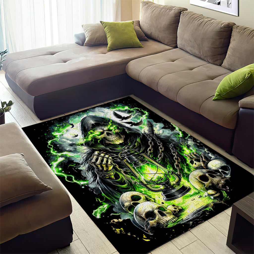 Reaper Skull Area Rug I Think I Was Designed To Be Alone