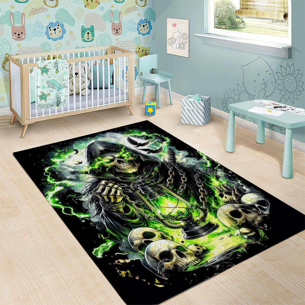 Reaper Skull Area Rug I Think I Was Designed To Be Alone