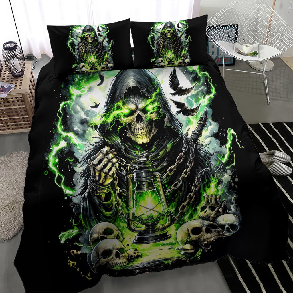 Reaper Skull Bedding Set I Think I Was Designed To Be Alone