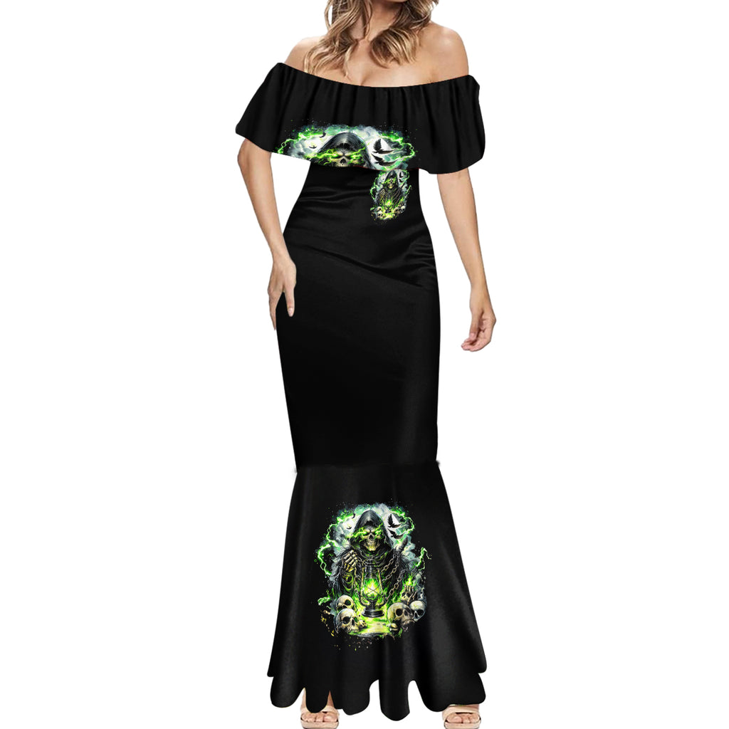 Reaper Skull Mermaid Dress I Think I Was Designed To Be Alone