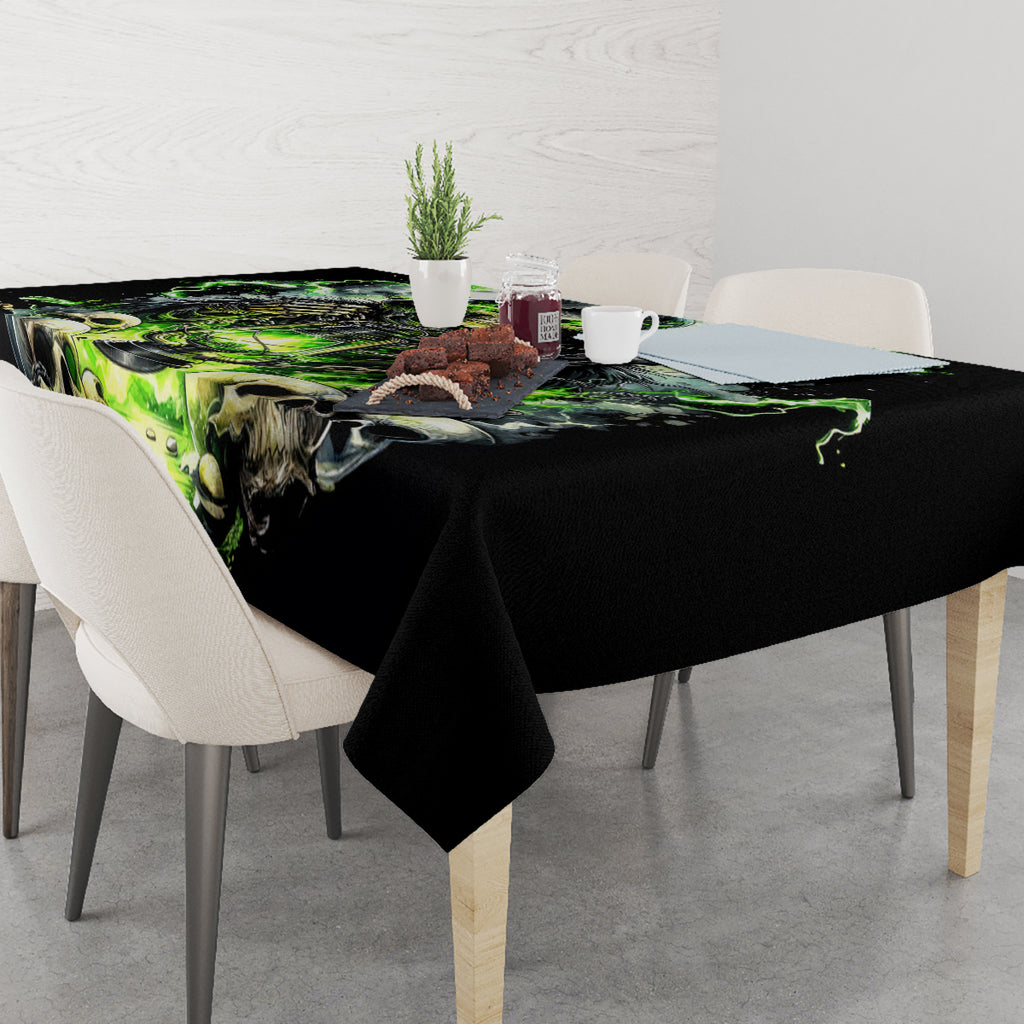 Reaper Skull Tablecloth I Think I Was Designed To Be Alone