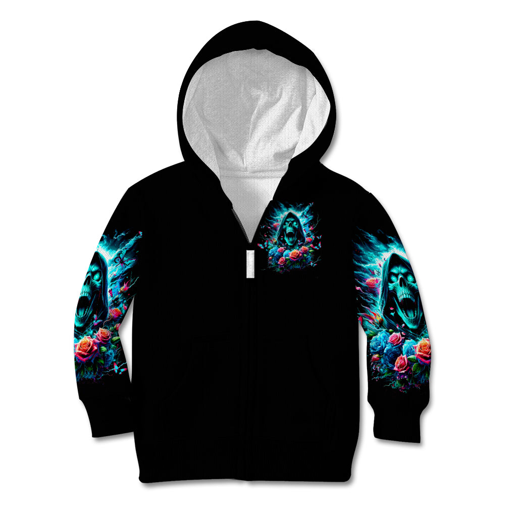 Rose Skull Kid Hoodie She Whispered Back Iam The Storm