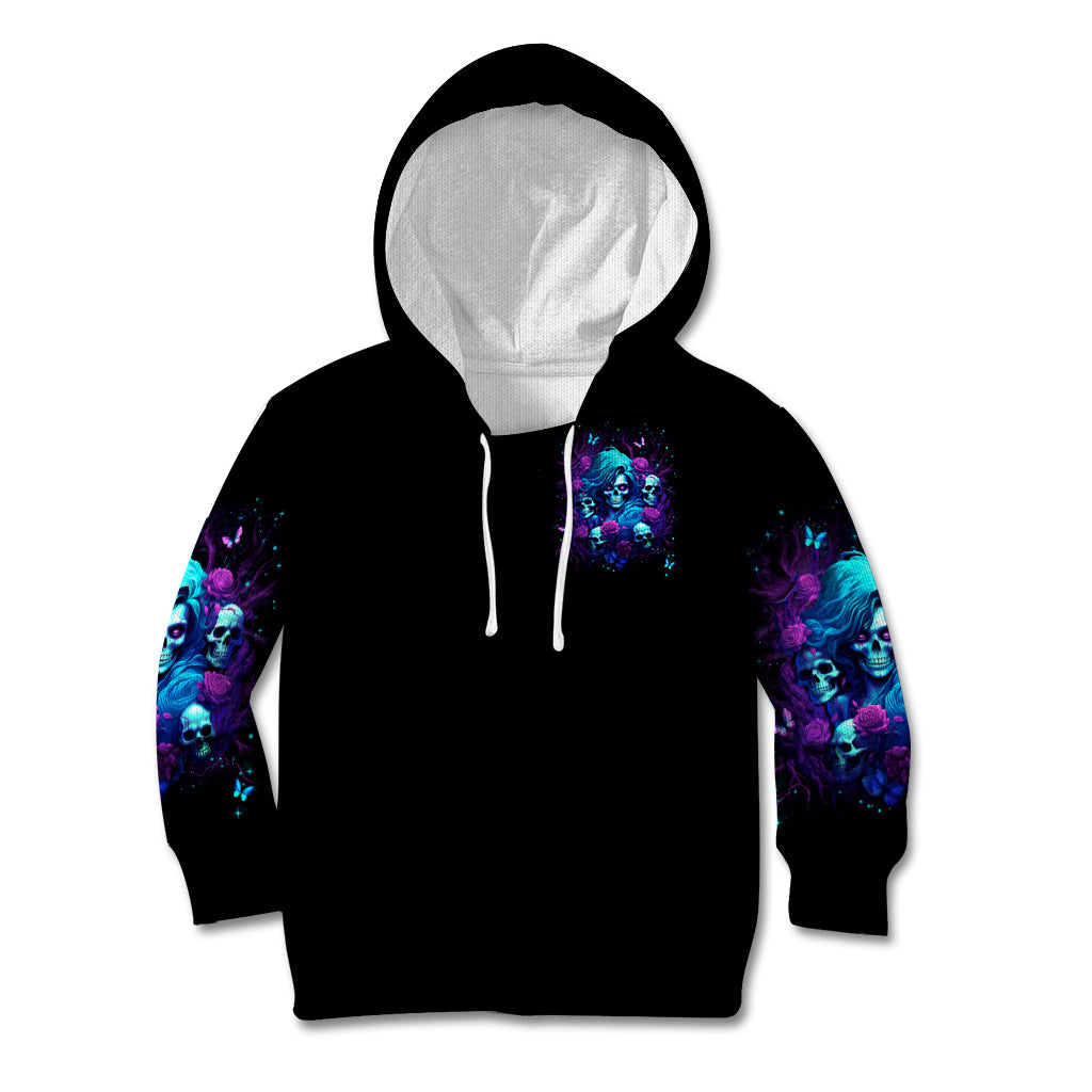Rose Skull Kid Hoodie I'm Never Alone My Demon Are With Me 24/7