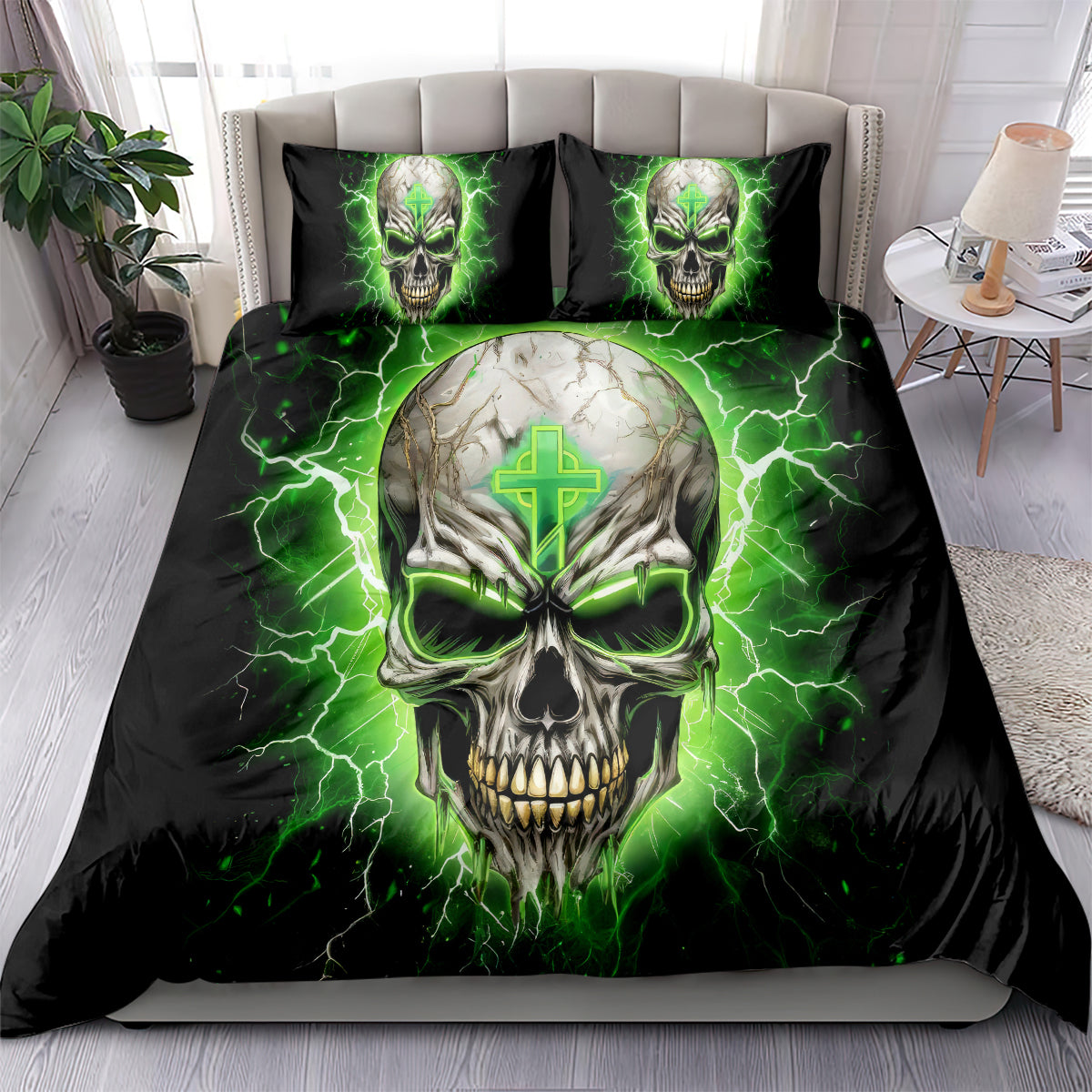 Thunder Skull Bedding Set I'm Not Anti-Social I Must Not User Friendly