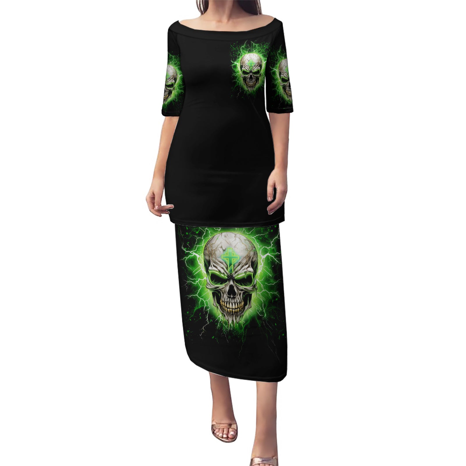 Thunder Skull Puletasi I'm Not Anti-Social I Must Not User Friendly