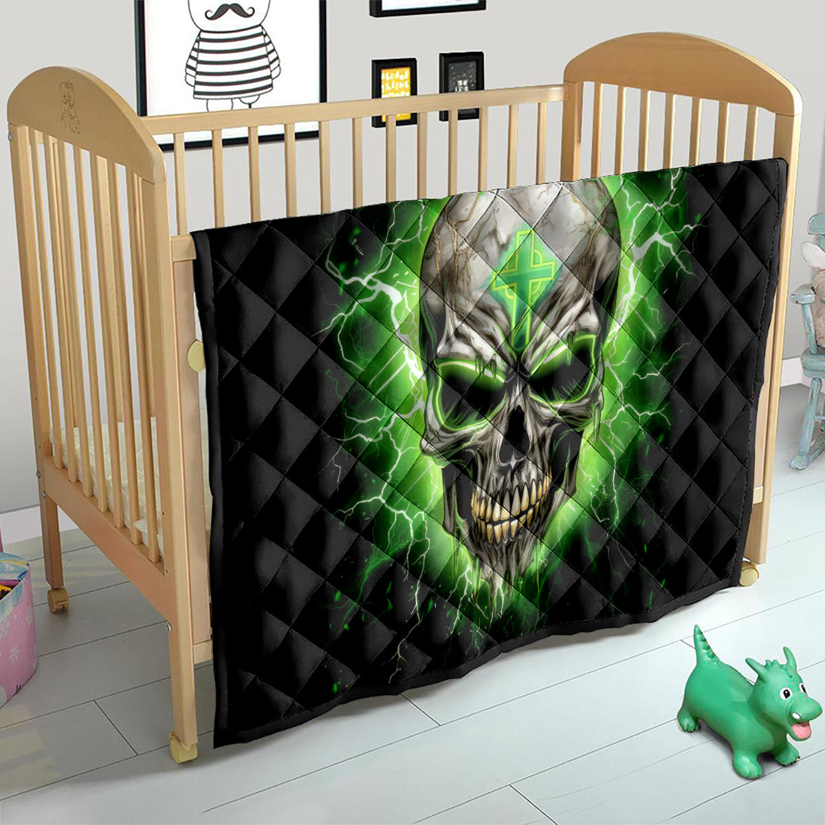 Thunder Skull Quilt I'm Not Anti-Social I Must Not User Friendly