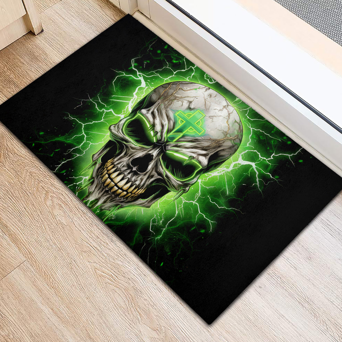 Thunder Skull Rubber Doormat I'm Not Anti-Social I Must Not User Friendly