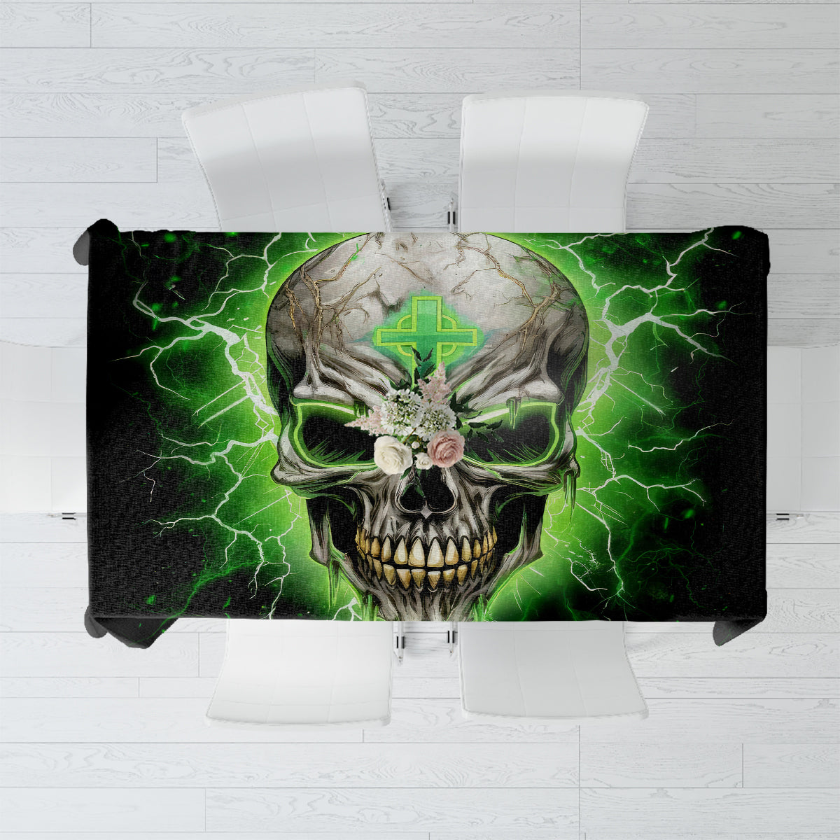 Thunder Skull Tablecloth I'm Not Anti-Social I Must Not User Friendly