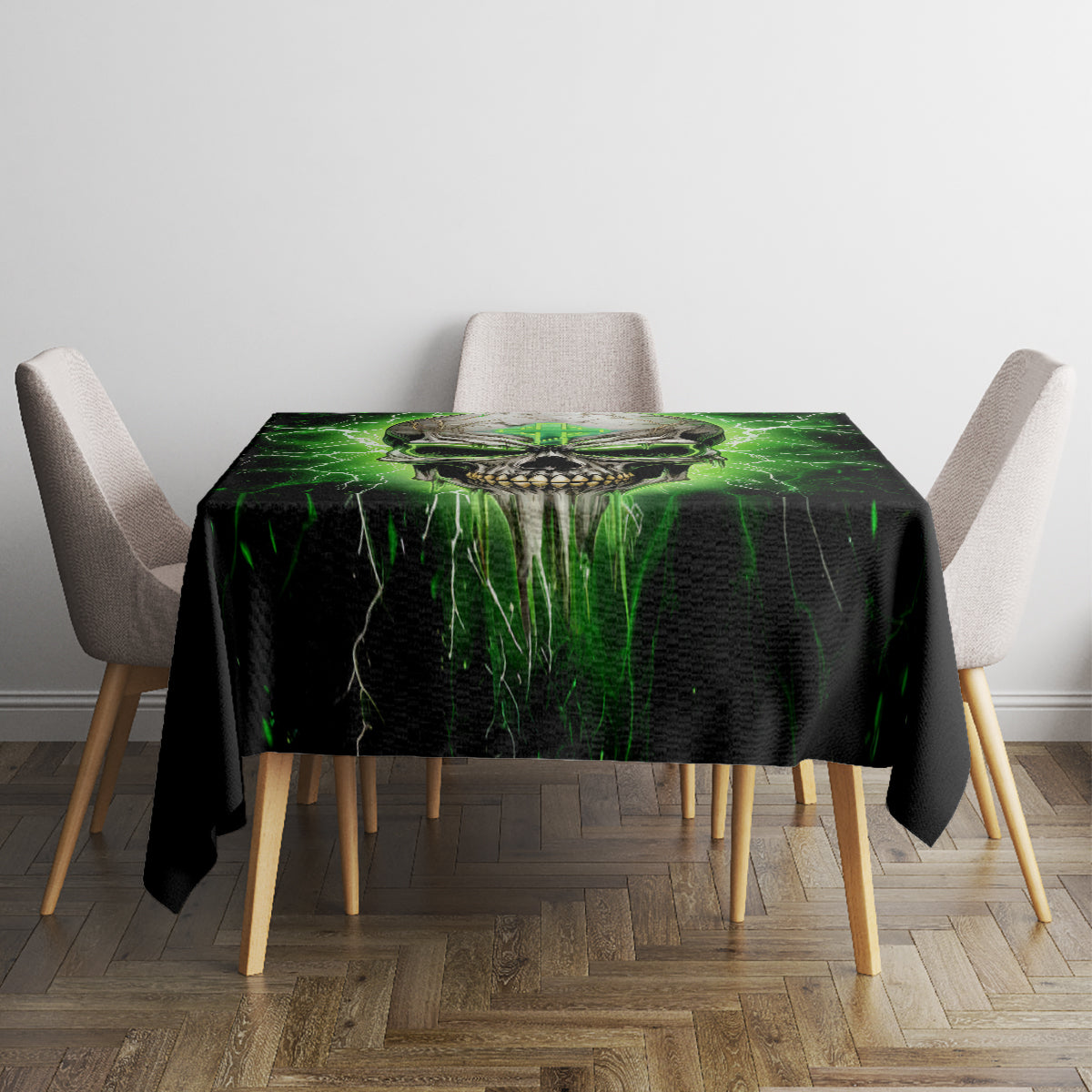 Thunder Skull Tablecloth I'm Not Anti-Social I Must Not User Friendly