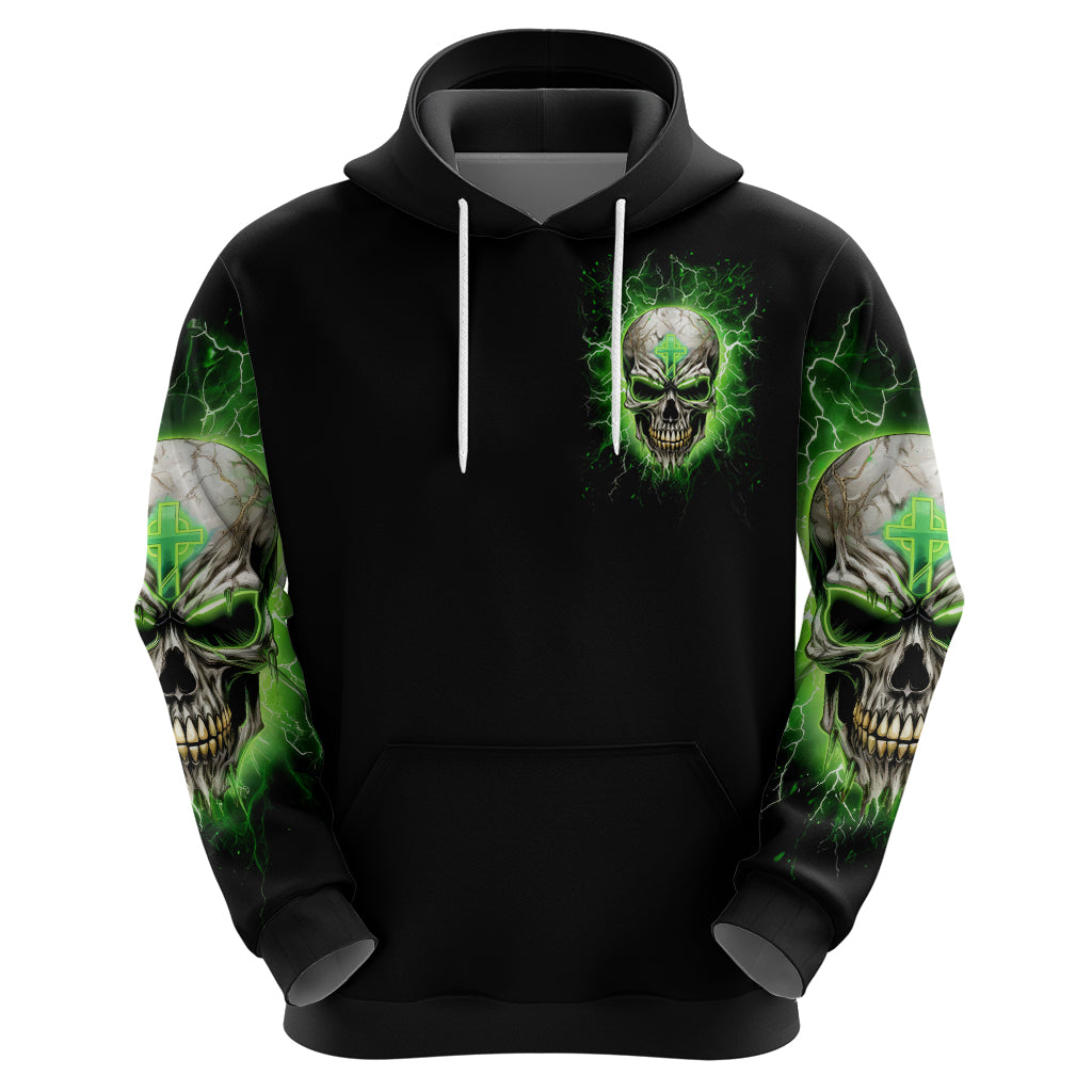 Thunder Skull Zip Hoodie I'm Not Anti-Social I Must Not User Friendly