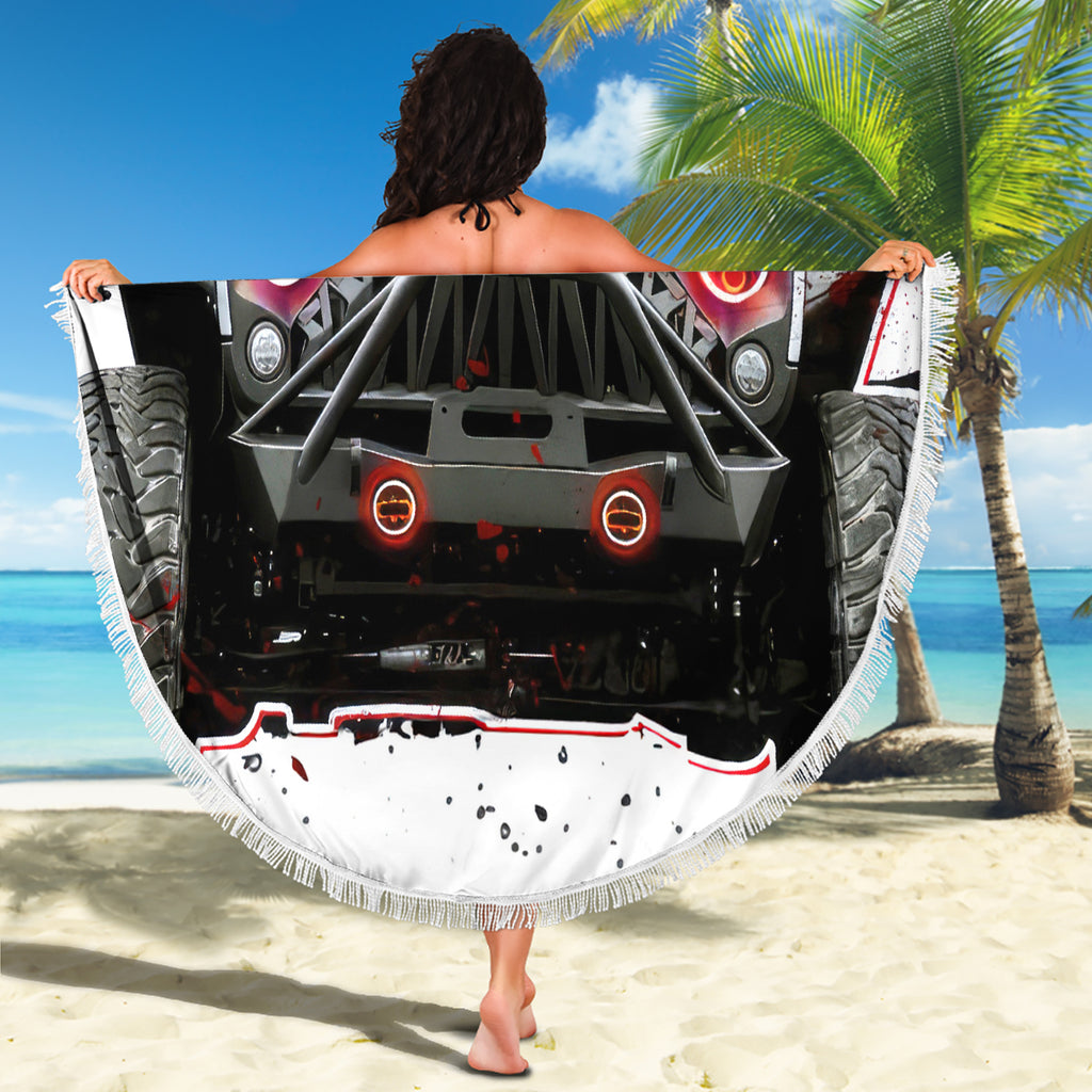 Black Jeep Beach Blanket I'm The Black Jeep Of The Family