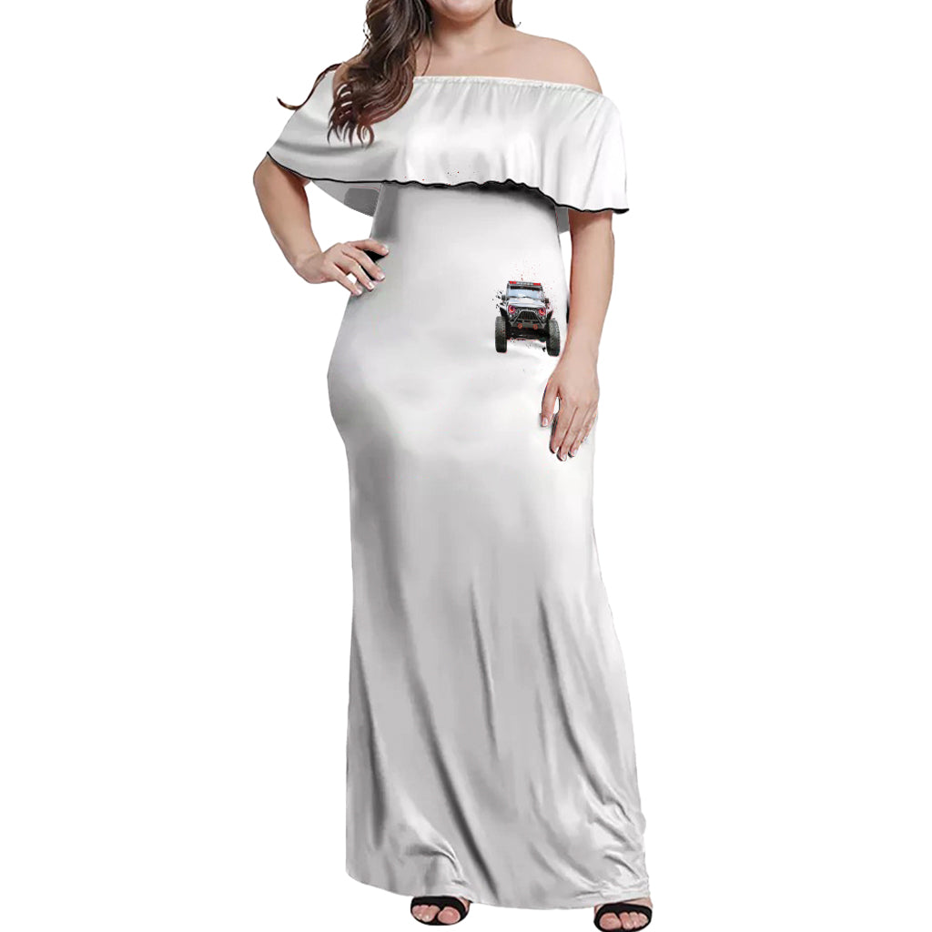 Black Jeep Off Shoulder Maxi Dress I'm The Black Jeep Of The Family