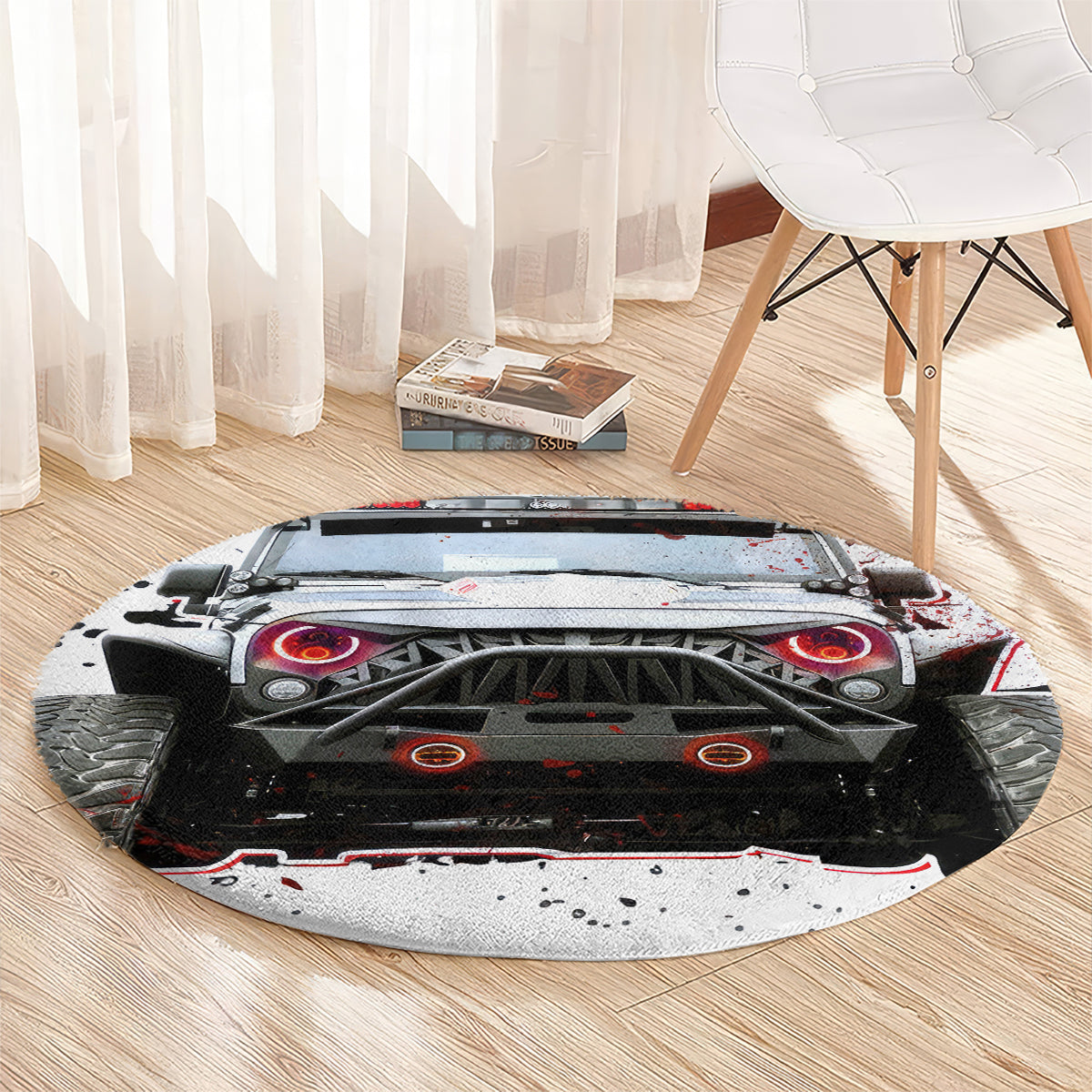 Black Jeep Round Carpet I'm The Black Jeep Of The Family