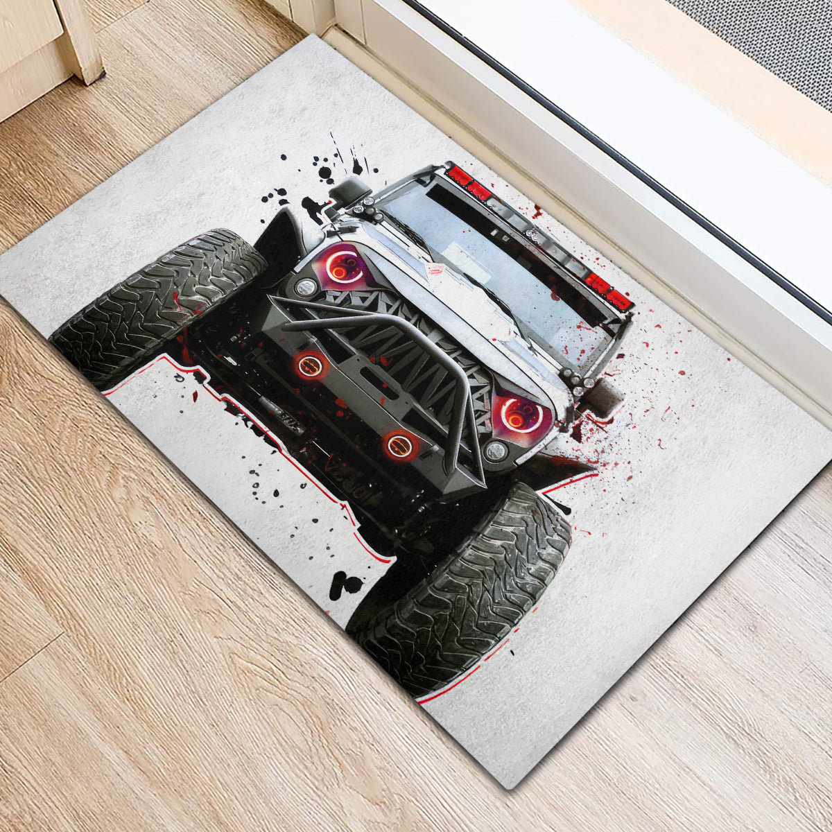 Black Jeep Rubber Doormat I'm The Black Jeep Of The Family