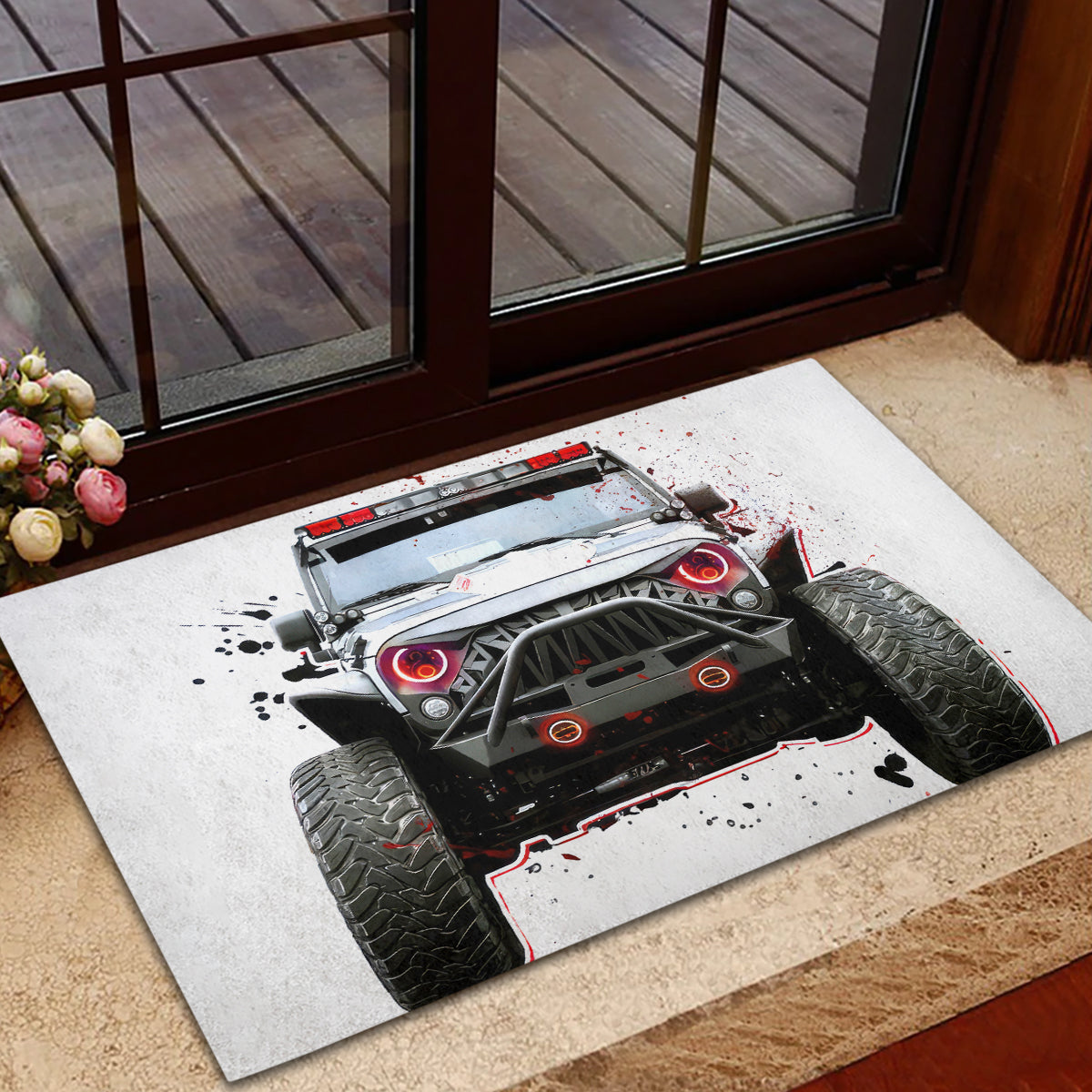 Black Jeep Rubber Doormat I'm The Black Jeep Of The Family