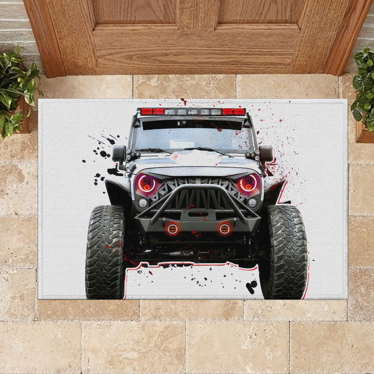 Black Jeep Rubber Doormat I'm The Black Jeep Of The Family