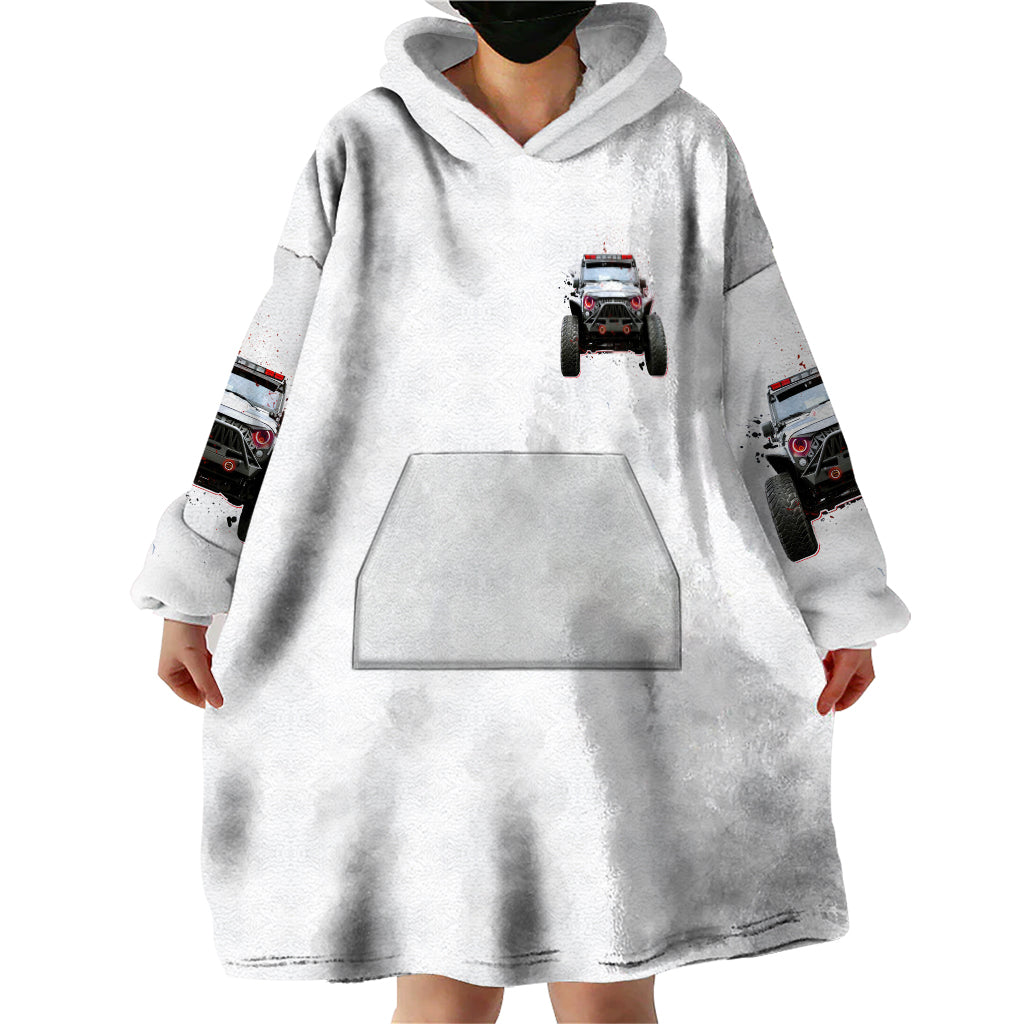 Black Jeep Wearable Blanket Hoodie I'm The Black Jeep Of The Family