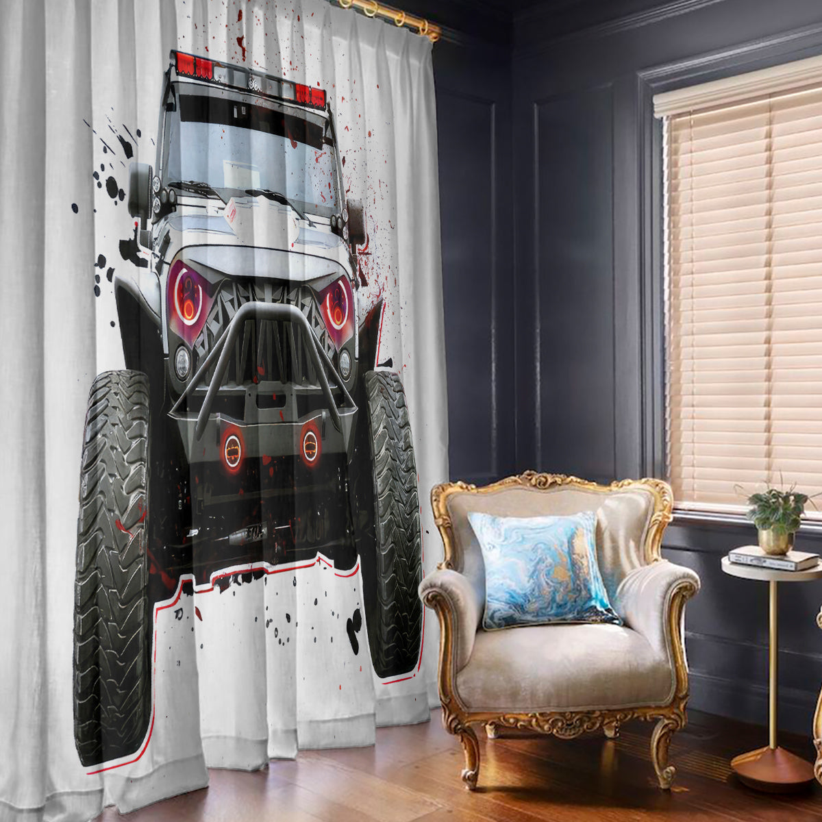 Black Jeep Window Curtain I'm The Black Jeep Of The Family