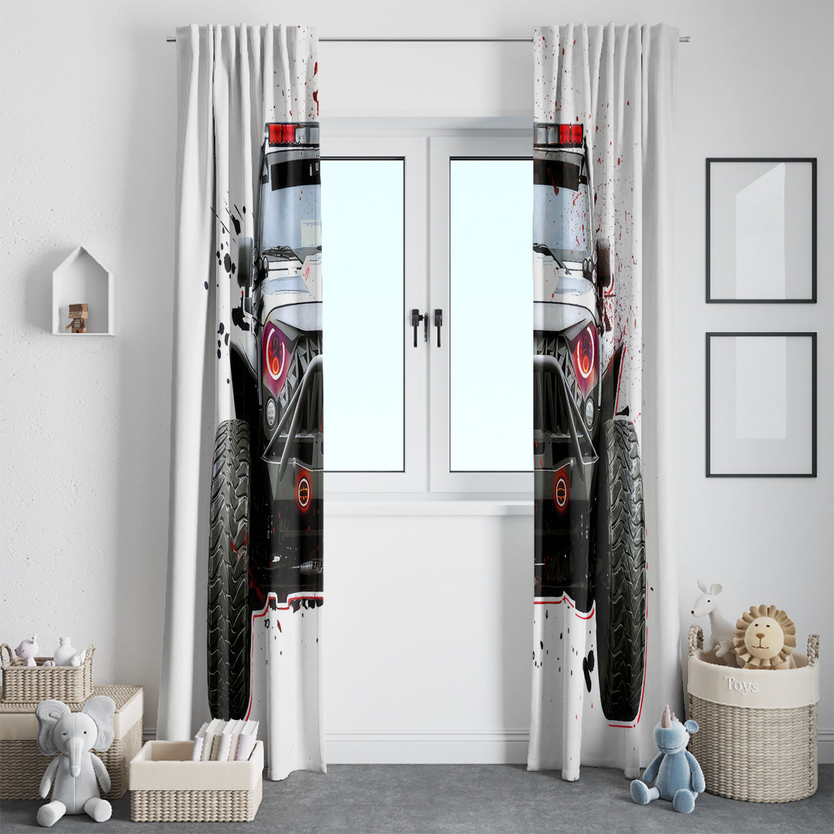 Black Jeep Window Curtain I'm The Black Jeep Of The Family