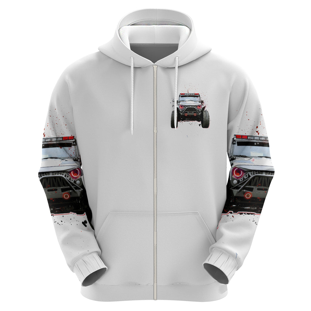 Black Jeep Zip Hoodie I'm The Black Jeep Of The Family