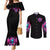 Skull Lady Couples Matching Mermaid Dress and Long Sleeve Button Shirt In My Next Life I Want To Be The Karma Fairy
