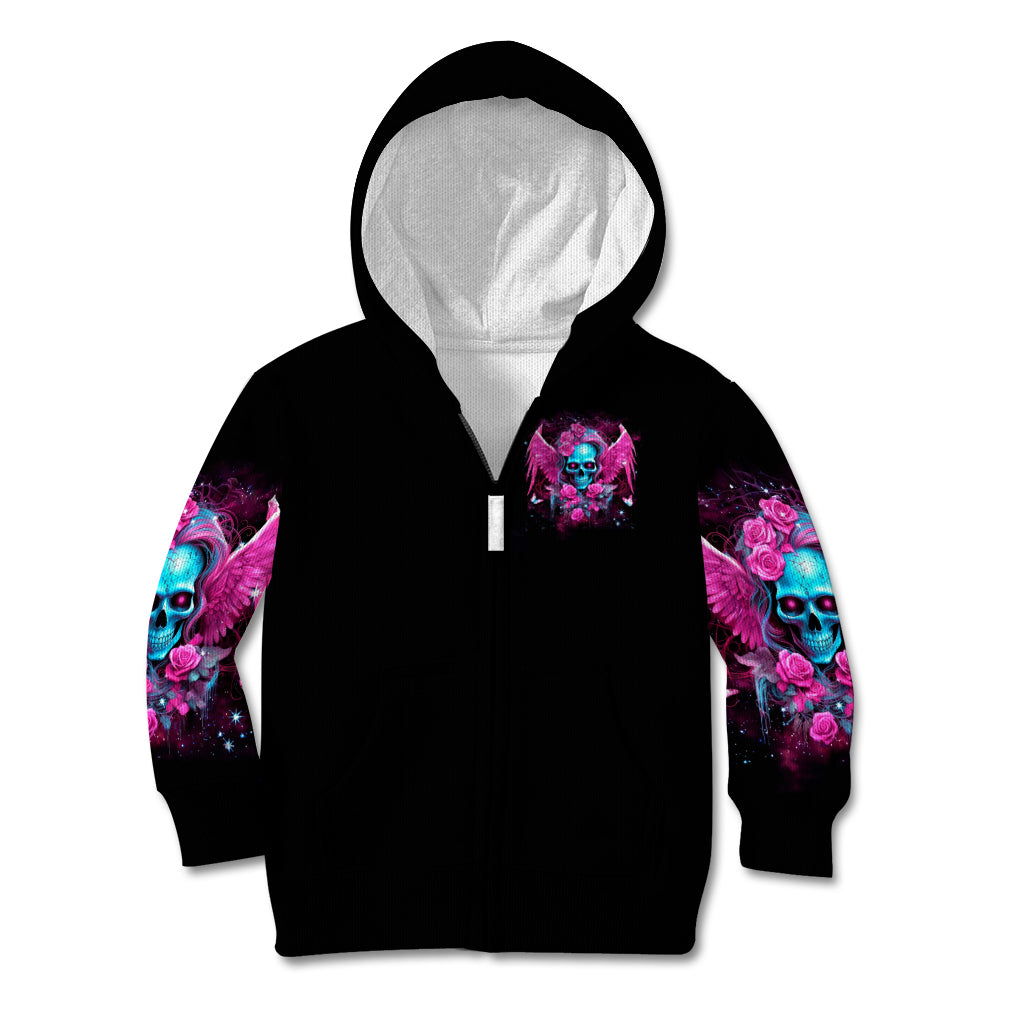 Skull Lady Kid Hoodie In My Next Life I Want To Be The Karma Fairy