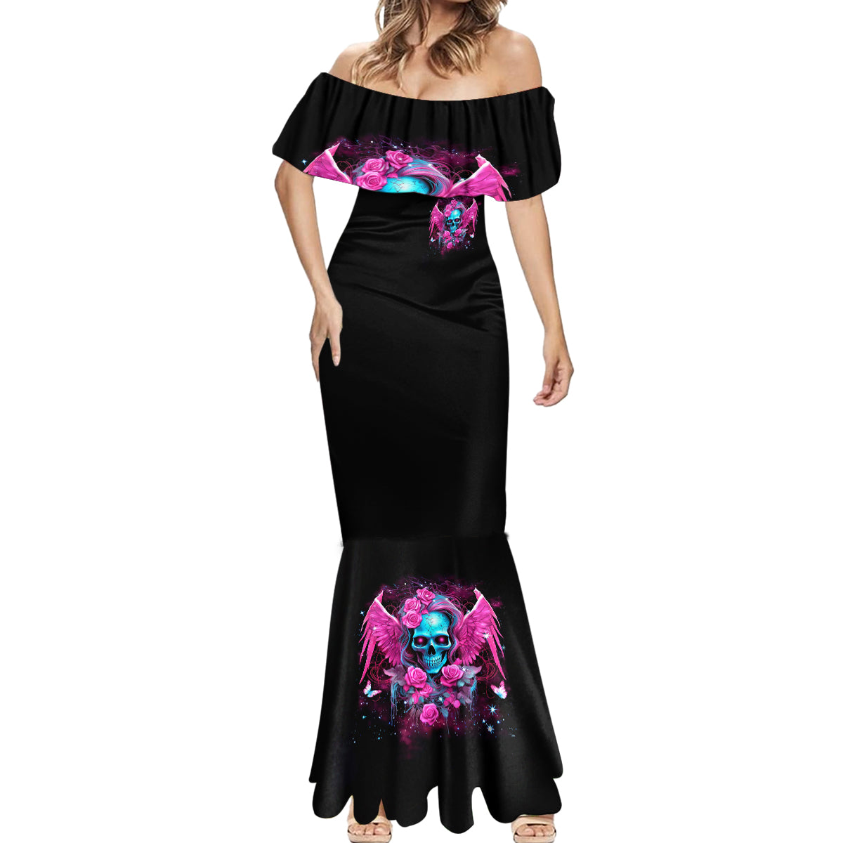 Skull Lady Mermaid Dress In My Next Life I Want To Be The Karma Fairy
