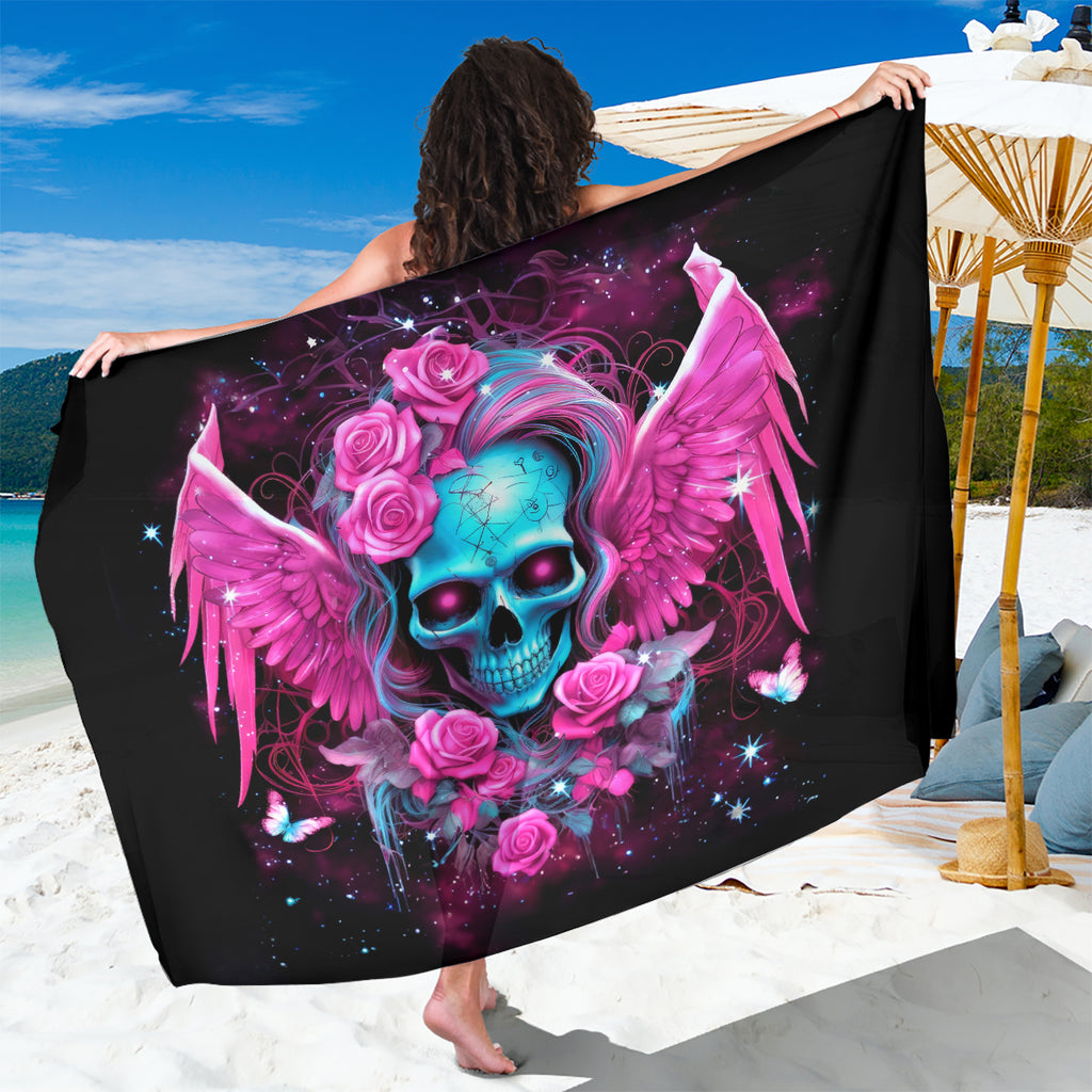 Skull Lady Sarong In My Next Life I Want To Be The Karma Fairy