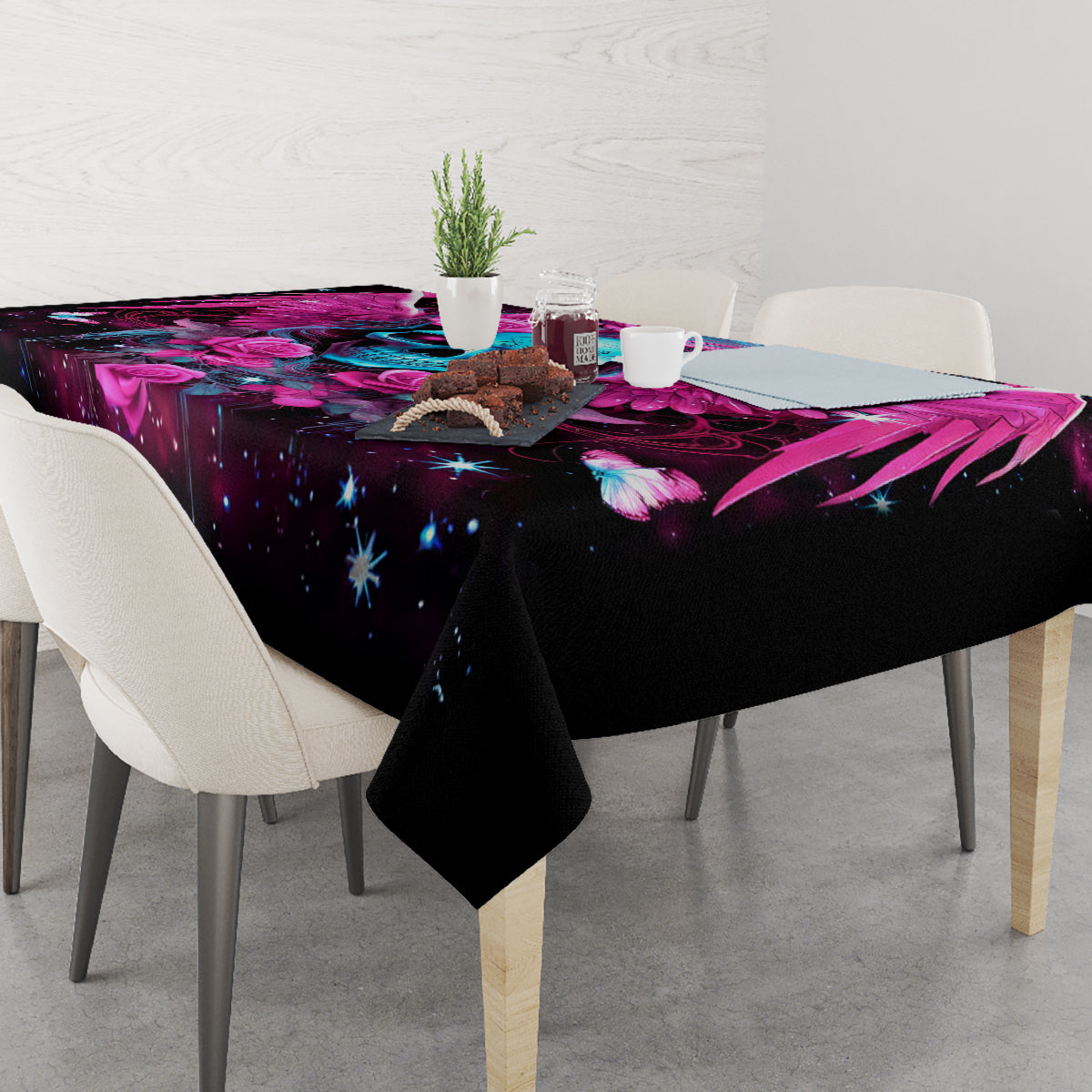 Skull Lady Tablecloth In My Next Life I Want To Be The Karma Fairy