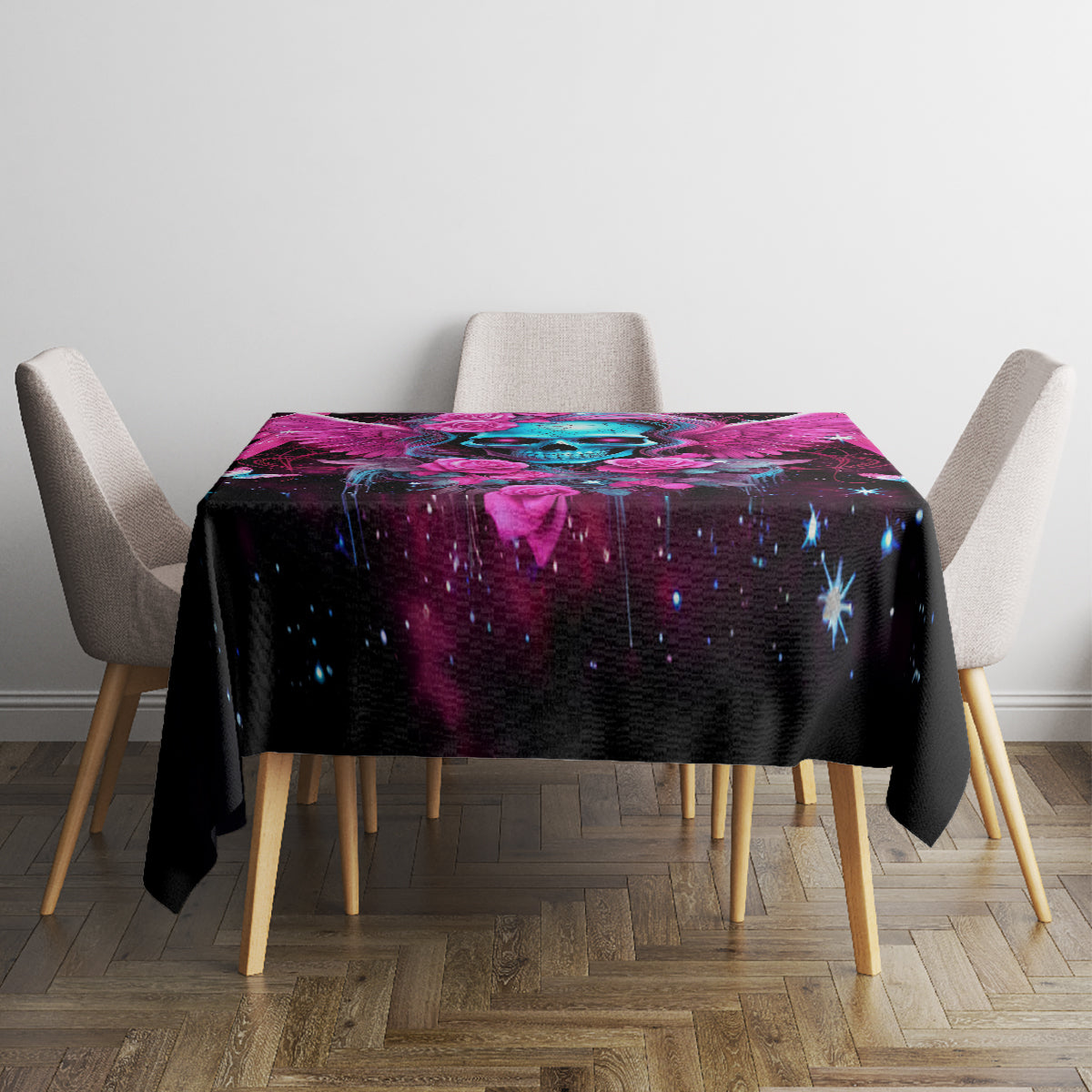 Skull Lady Tablecloth In My Next Life I Want To Be The Karma Fairy