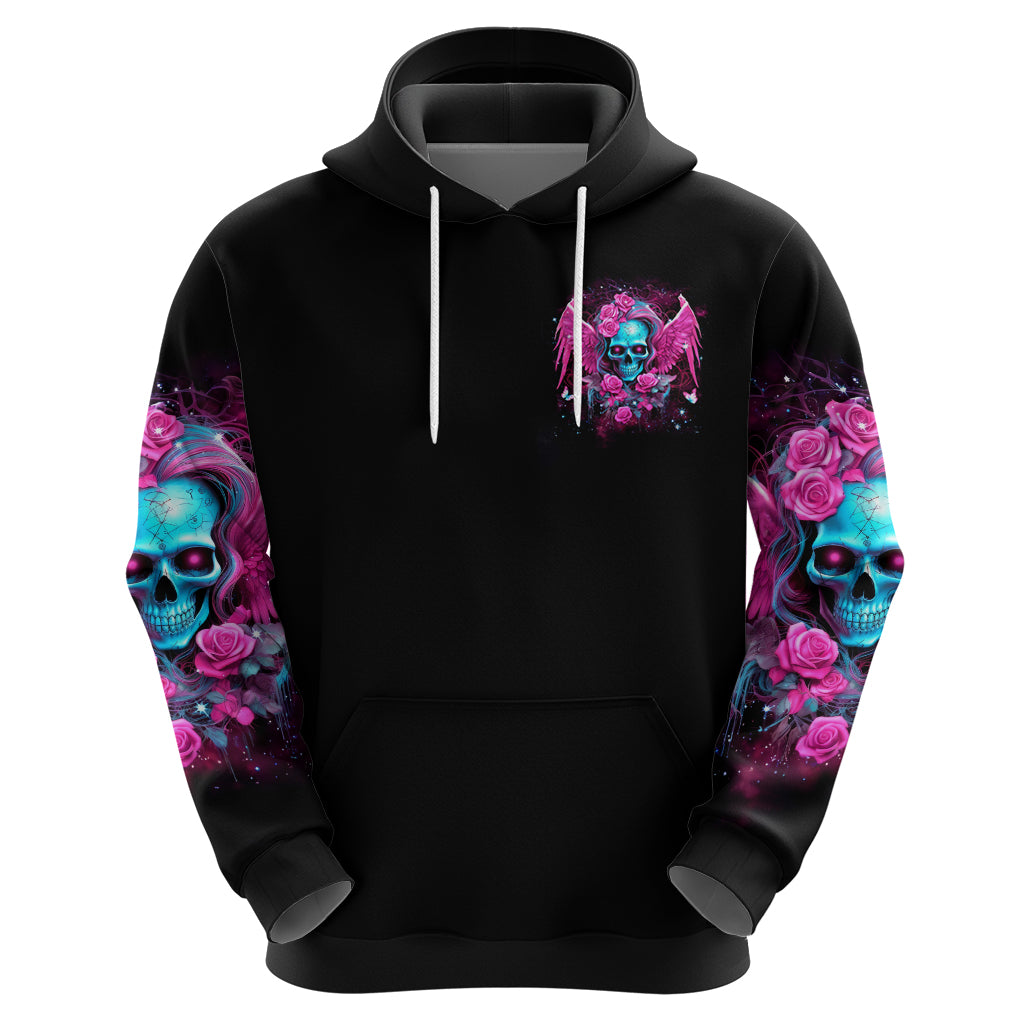 Skull Lady Zip Hoodie In My Next Life I Want To Be The Karma Fairy